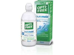 OPTI-FREE®  PureMoist contact lens solution