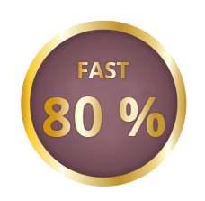 Fast 80% icon