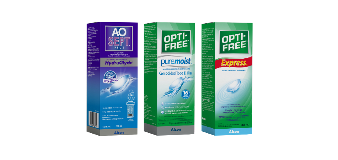 Contact lens soltutions packs
