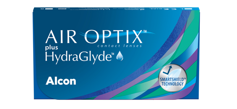 AIR OPTIX plus HydraGlyde packshot