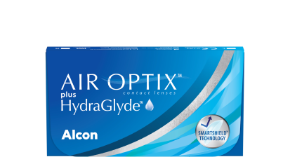 AIR OPTIX PLUS HYDRAGLYDE contact lens pack shot