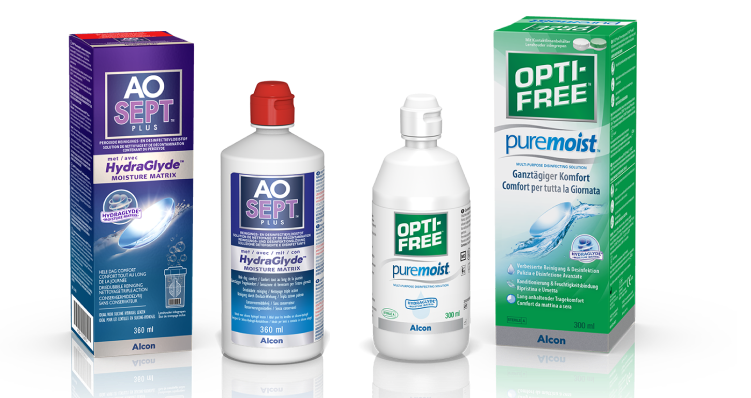 Contact lens solutions