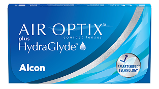 AIR OPTIX plus HydraGlyde packshot