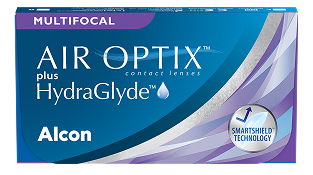 AIR OPTIX plus HydraGlyde Multifocal packshot