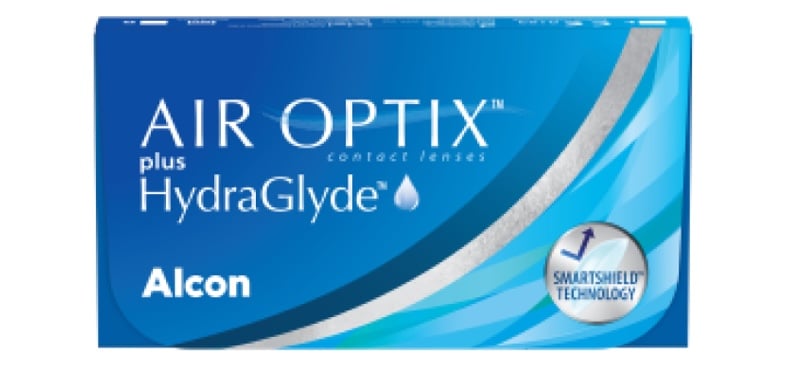 AIR OPTIX PLUS HYDRAGLYDE packshot