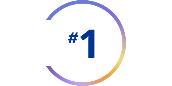 Graphique circulaire indiquant « #1 »