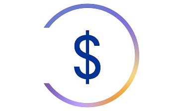 Icône avec un symbole dollar