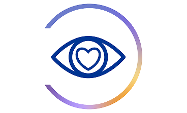 Icône d’un œil avec un cœur