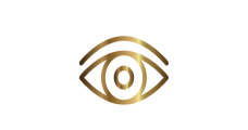 Eye icon gold