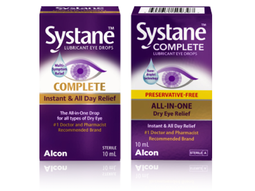 SYSTANE COMPLETE and SYSTANE COMPLETE Preservative-Free packshot