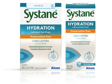 SYSTANE HYDRATION and SYSTANE HYDRATION Preservative-Free packshot