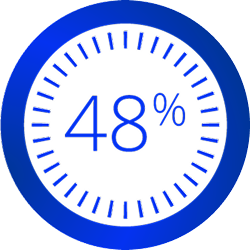 48 icon in blue circle