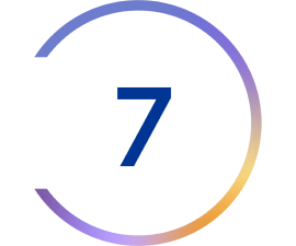 Icon of the number 7