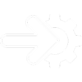 Arrow and gear icon