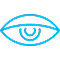 Blue Hand Icon