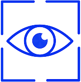 Eye icon in square