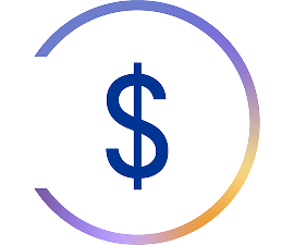 Graphic of a dollar symbol, representing cost or affordability