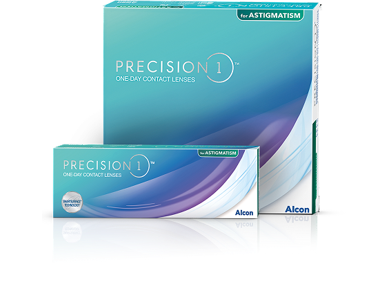 PRECISION1® Contact Lenses for Astigmatism Box