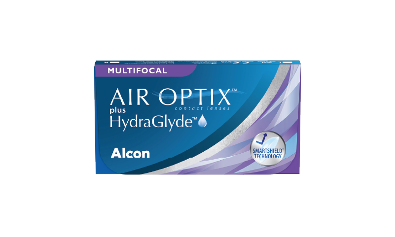 AIR OPTIX plus HydraGlyde Multifocal contact lens pack