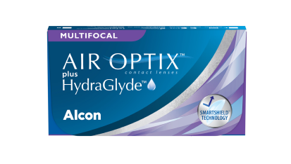 AIR OPTIX PLUS HYDRAGLYDE MULTIFOCAL contact lens pack shot