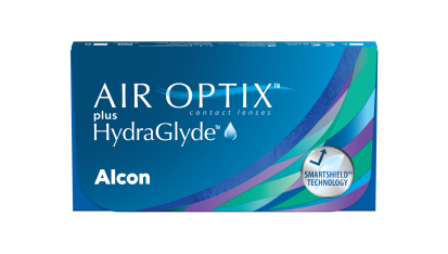 AIR OPTIX PLUS HYDRAGLYDE contact lens pack shot