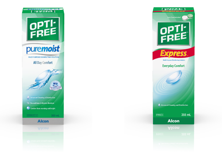 OPTI-FREE Puremoist and Express