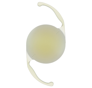 An image of the AcrySof IQ Toric IOL.