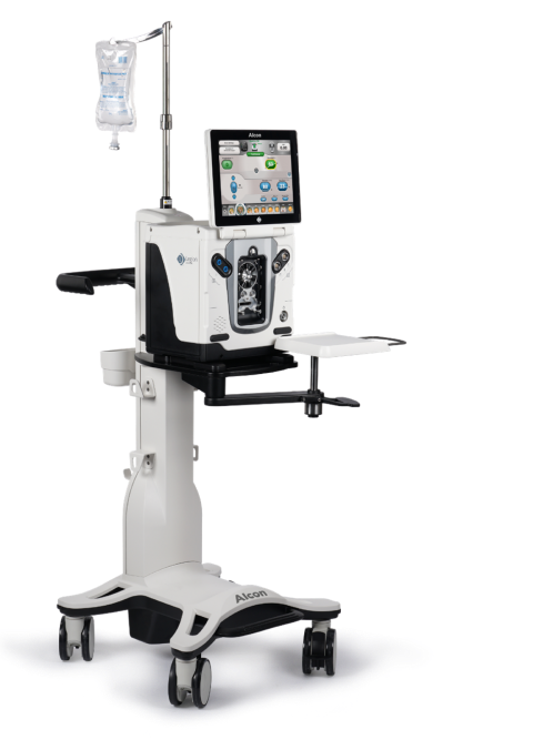 Fully assembled LEGION System mounted on a LEGION surgical cart.