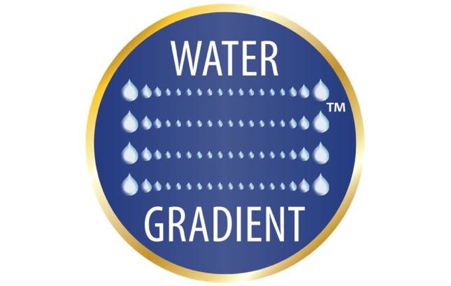 water gradient blue logo