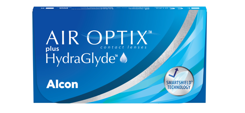 AIR OPTIX plus HydraGlyde packshot