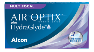 AIR OPTIX plus HydraGlyde Multifocal contact lens pack