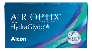 AIR OPTIX plus HydraGlyde contact lens pack