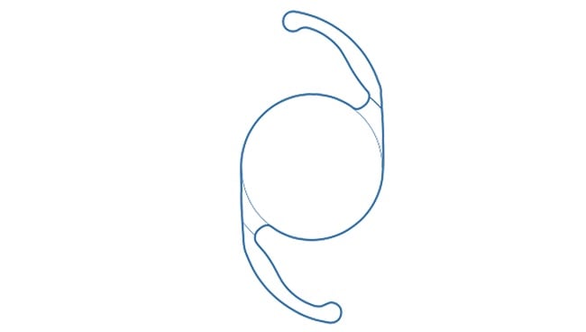 Lente intraocular LIO Clareon® Monofocal vista de frente.