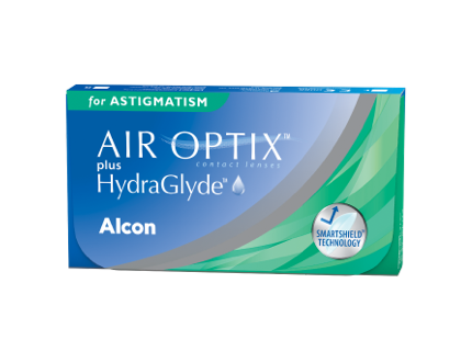 AIR OPTIX plus HydraGlyde Toric contact lens pack