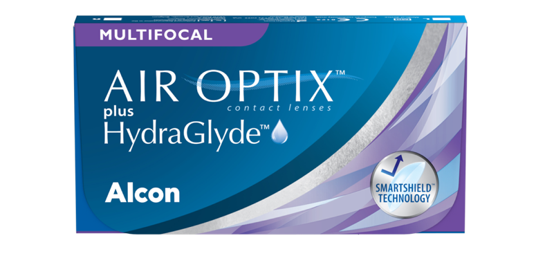 AIR OPTIX plus HydraGlyde Multifocal packshot