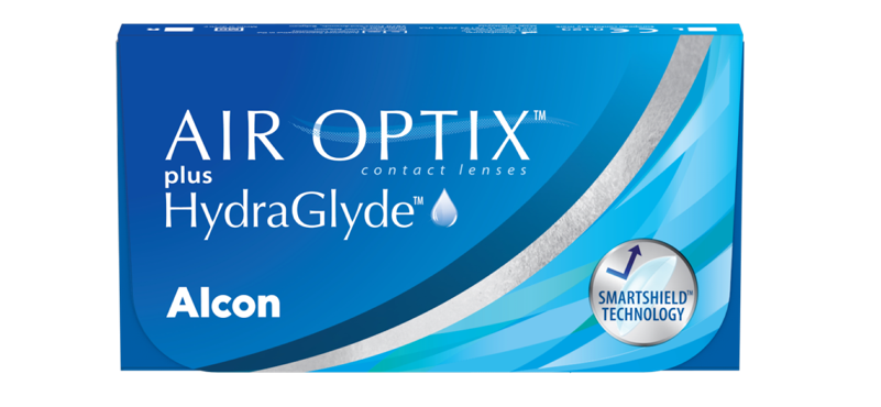 AIR OPTIX plus HydraGlyde packshot