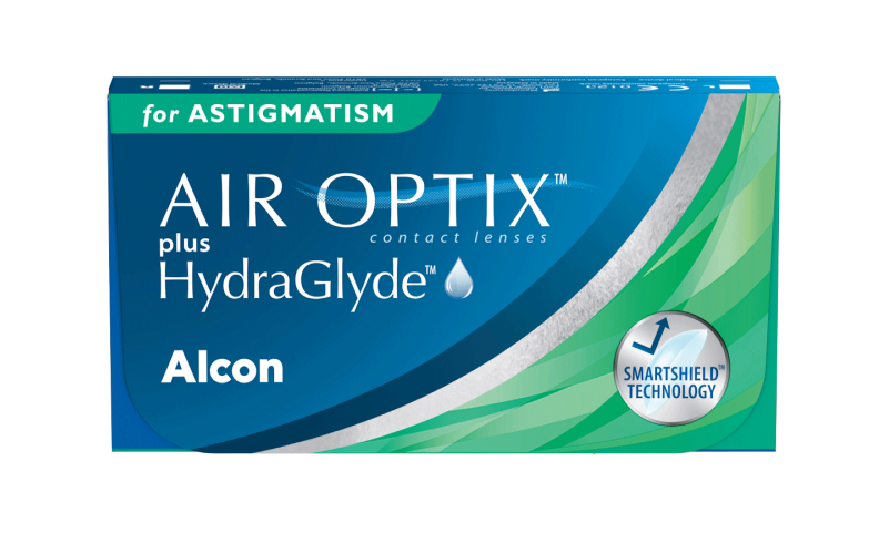 AIR OPTIX PLUS HYDRAGLYDE FOR ASTIGMATISM contact lens pack