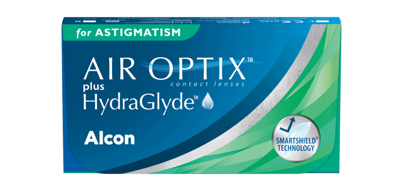 Air optix plus hydraglyde for astigmatism contact lenses pack
