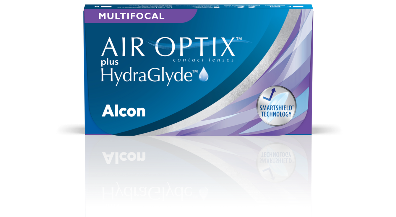 AIR OPTIX plus Hydraglyde Multifocal packshot