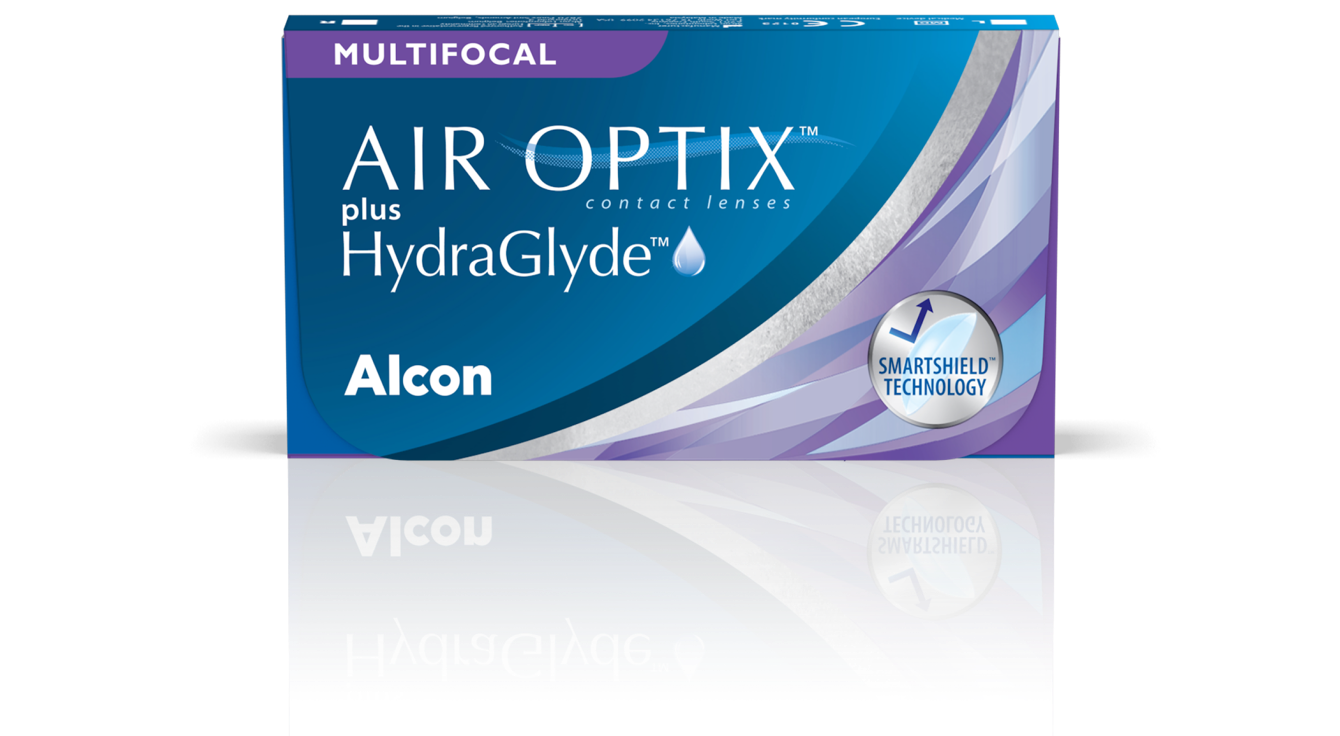 AIR OPTIX plus Hydraglyde Multifocal packshot