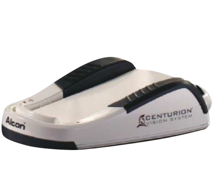Ein Bild des kabellosen Centurion® Vision System Fußschalters.