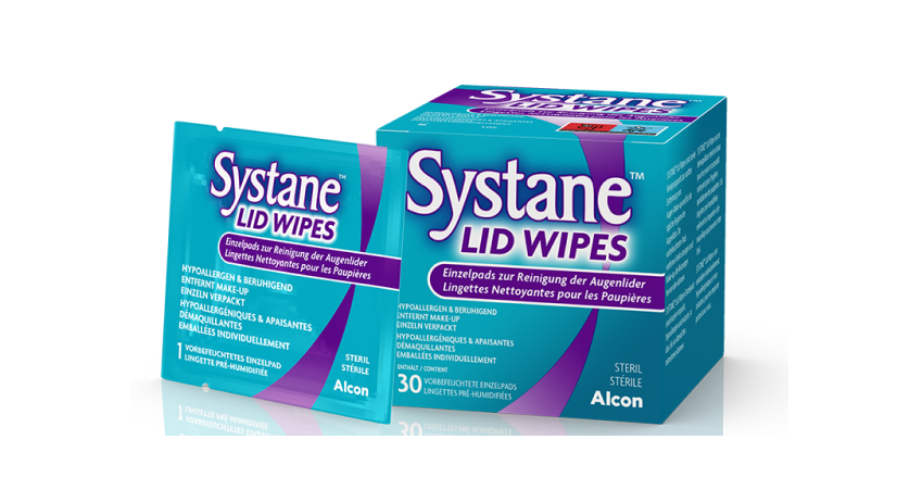 Systane lid wipes pack