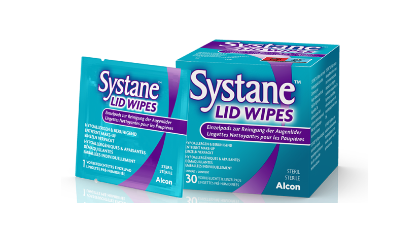 Systane lid wipes pack