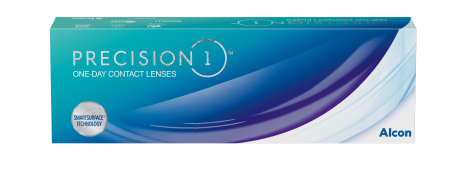 Produktverpackung für Precision1 Tageskontaktlinsen von Alcon