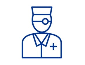 Symbol eines Chirurgen