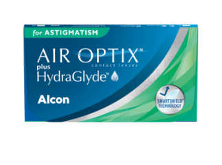 AIR OPTIX plus HydraGlyde Toric contact lens pack