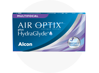 AIR OPTIX plus HydraGlyde Multifocal contact lens pack