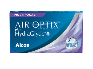 AIR OPTIX plus HydraGlyde Multifocal contact lens pack