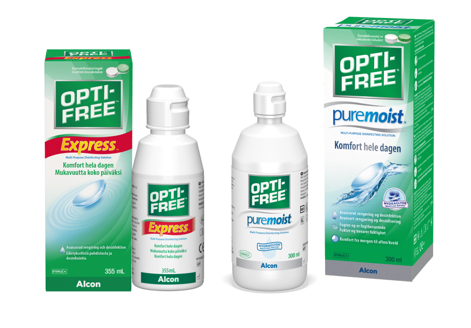 OPTI Free Express and Opti Free Puremoist