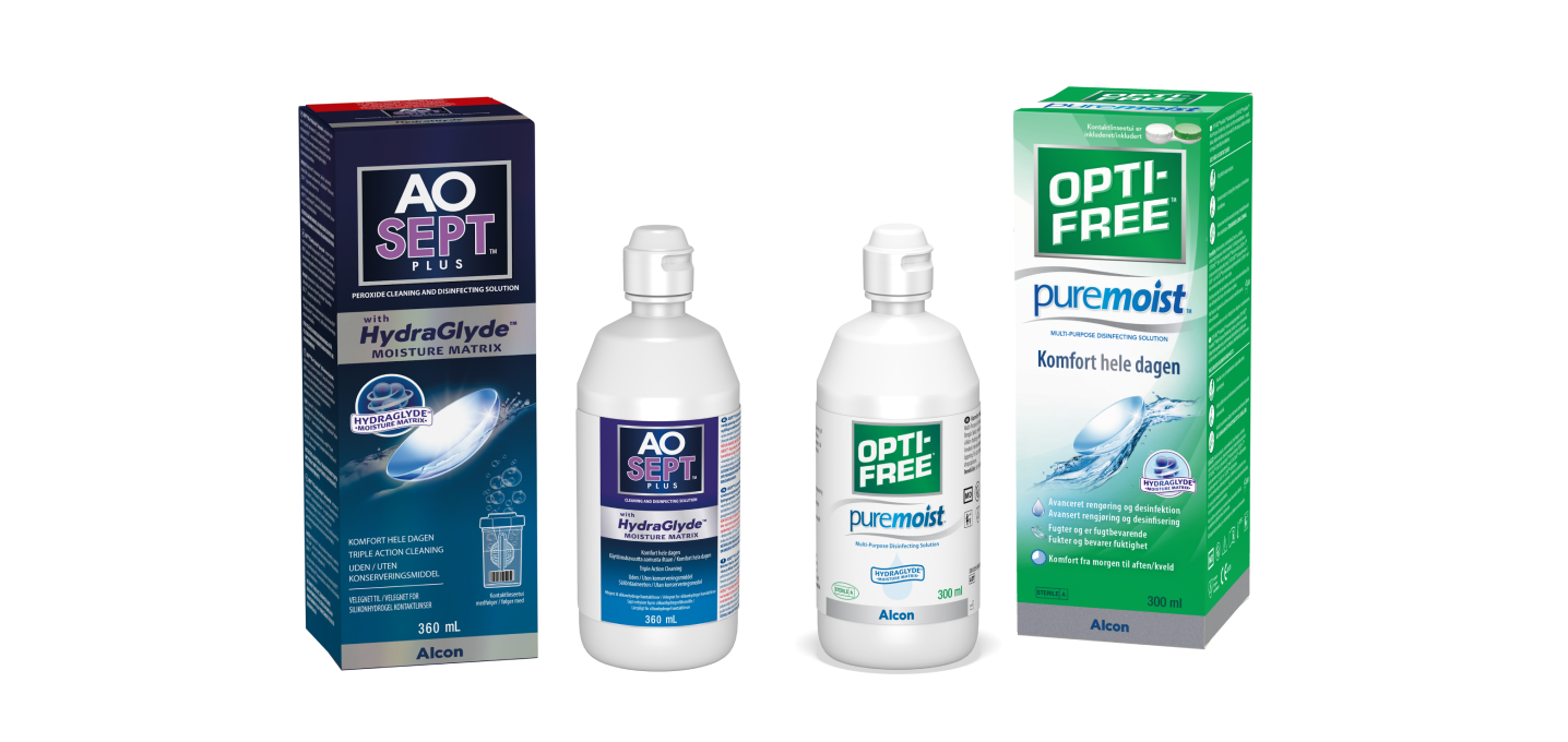 Contact lens soltutions packs